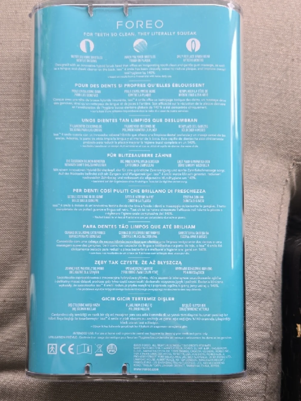 FOREO Issa 4 Smile Sonic Toothbrush - Turquoise